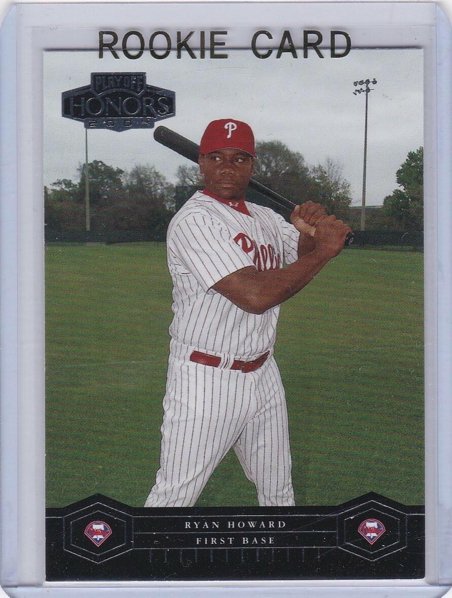RYAN HOWARD ROOKIE CARD Philadelphia Phillies PLAYOFF BASEBALL MLB