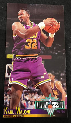 KARL MALONE Jazz 1993-94 Fleer NBA Jam Session #227