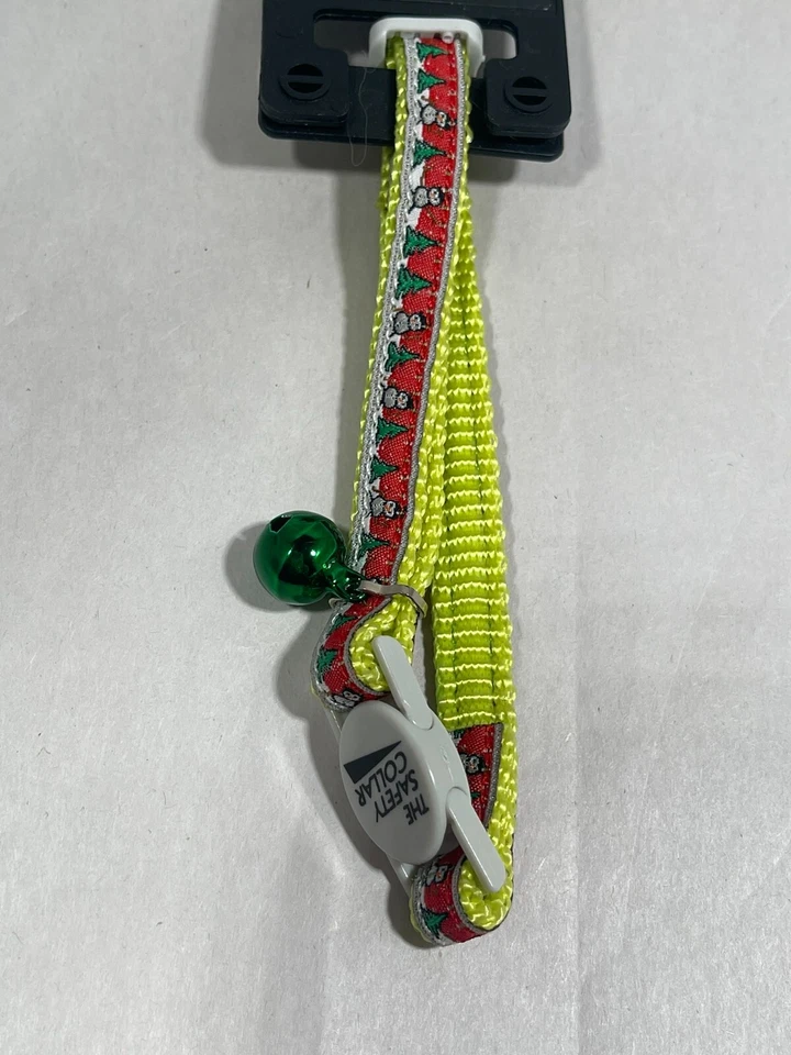 Зимний ошейник для кошки коллекция Snowman Shuffle от Savvy Tabby такой очень милый - Изображение 3 из 3