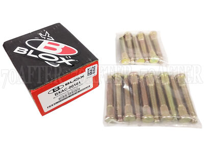 (16 pcs) Blox Racing 78mm Extended Length Wheel Studs for Honda/Acura M12x1.5