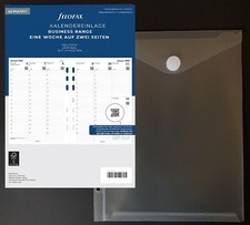 filofax Kalendereinlage 2027 Gr&ouml;&szlig;e A5 1W/2S Kalendarium 27-68540 +2 Abhefth&uuml;llen