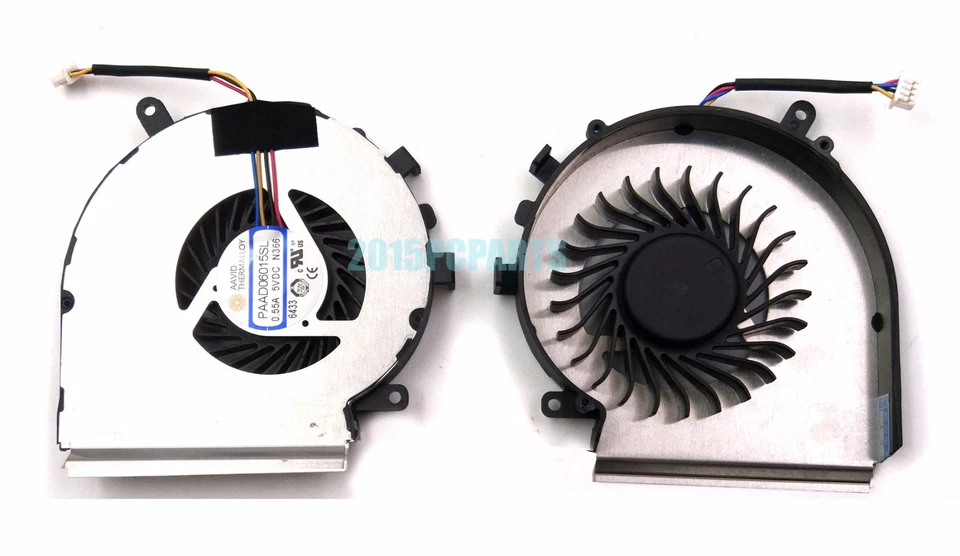 Genuine New MSI GE62VR GE72VR GP62MVR CPU Coolng Fan 4-PIN PAAD06015SL N366 - Image 2 of 4