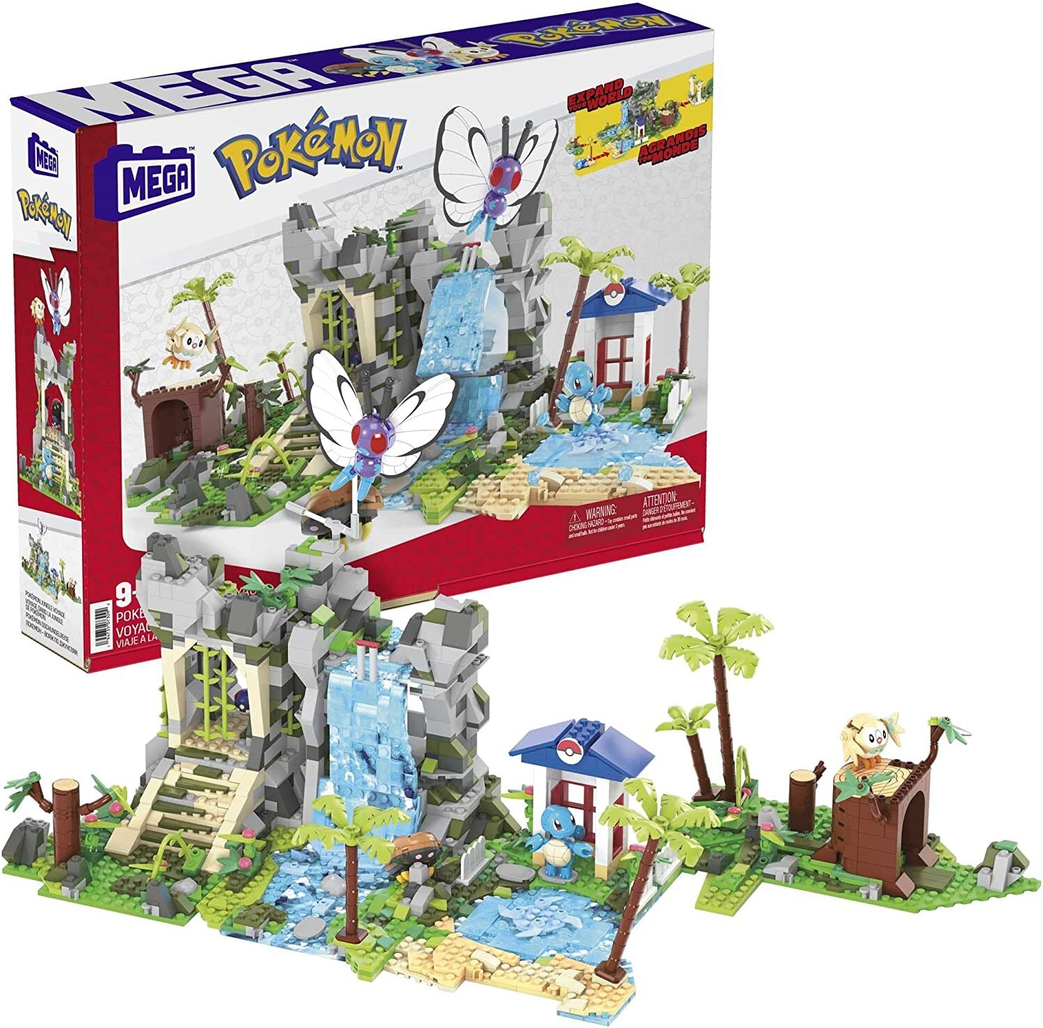 Mega Pokemon Ultimate Jungle Expedition Building Set With 1347 Compatible Bricks