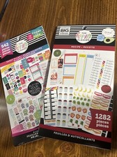 Happy Planner Sticker Book Pack Of 2: Sassy Plans  Recipe Slightly Used