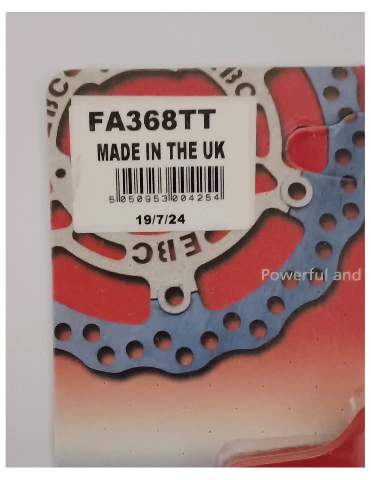 Pastillas de freno traseras EBC carbono TT se adaptan a SHERCO 300 SE/R/SEF/R (2012 a 2015) Foto 3 de 4