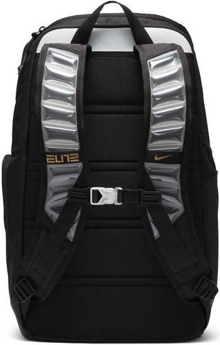 Nike Unisex Elite Pro Basketball Backpack Black/Gold/White - Picture 4 of 8