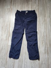 Columbia PFG Omni Shade Convertible Cargo Pants Shorts Blue Sz 8 Short EUC