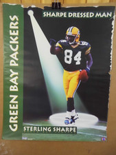1994 GREEN BAY PACKERS STERLING SHARPE~SHARP DRESSED MAN 16 X 20 POSTER TEAM NFL