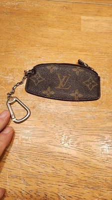 pre-owned Louis Vuitton Monogram Pochette Cles key pouch and coin purse