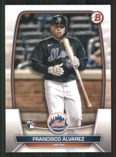 2023 Bowman #49 Francisco Alvarez RC New York Mets 37927