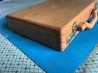 Vintage Handmade Wooden Box Suitcase, Retro Luggage, Travel Case, Wooden — photo 2
