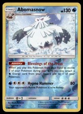 Abomasnow 38/156 Rare Ultra Prism Pokemon Reverse Holo Lightly Played