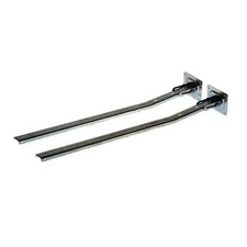 Stendino da balcone a muro parete stendibiancheria pieghevole accaio 2 staffe