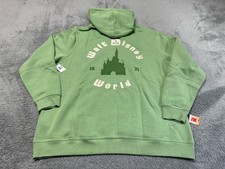 NEW Walt Disney World Hoodie Adult XL Green Castle Embroidered Pullover WDW Park