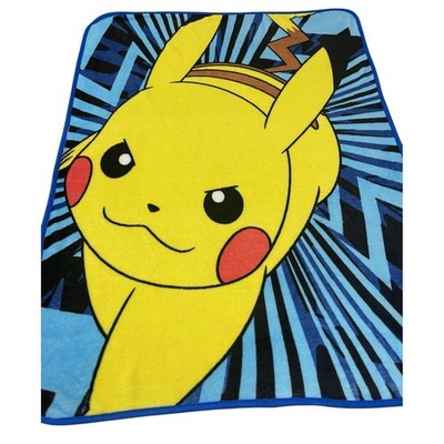 Pokemon Pikachu Blanket Throw Silk Touch Fleece Northwest Company High Volt38x50