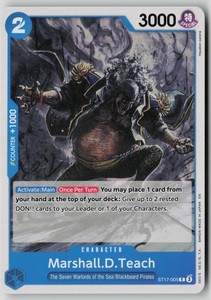 Marshall.D.Teach ST17-005 Common Premium Booster -The Best- Vol. 2 One Piece TCG