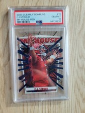 2023 Panini Clearly Donruss - Clearly My House C.J. Stroud #12 Red 55/100 (RC)
