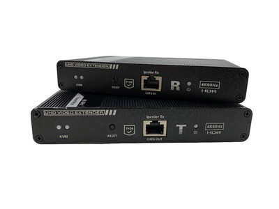 SIIG HDMI Over Ethernet 4K USB & KVM Extender CE-H26Y11-S1 w/ Power Adapters