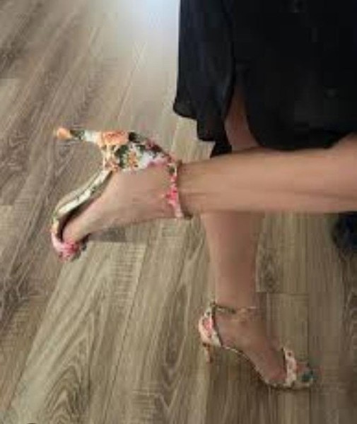 Women French Connection Heels Yellow Leather 38
