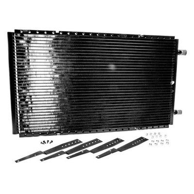Vintage Air 03262-VUC Horizontal SuperFlow AC Condenser with Bracket Fast Coolin