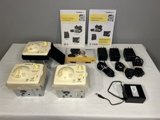 Lot of 3 Medela Pump in Style Advanced Breast Pumps Chargers Backpack Battery Pk
