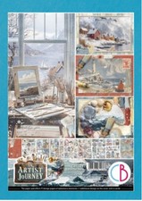AN ARTIST JOURNEY  CREATIVE A4 PAD  CIAO BELLA  9 Double sided papers tags toppe