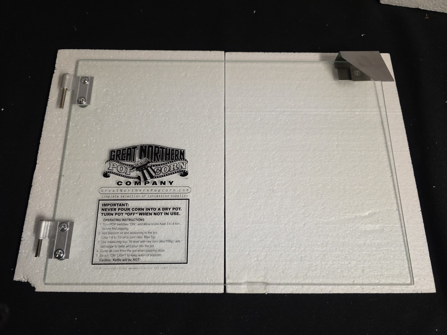 Great Northern 83-DP5428 Replacement Glass Door for 4oz/6oz Foundation Machine