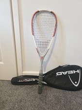 Artengo 8 Series Squash Racket Orange Silver 800a Graphite with Head Case