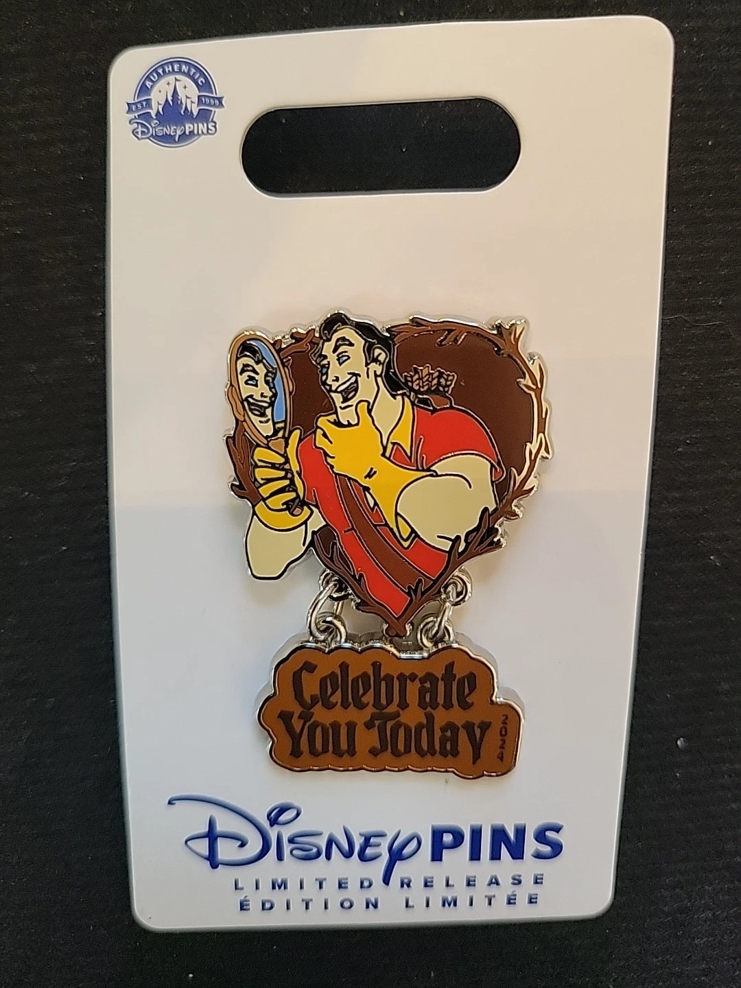 2024 Disney Parks Celebrate You Today Gaston Beauty & The Beast LR Pin