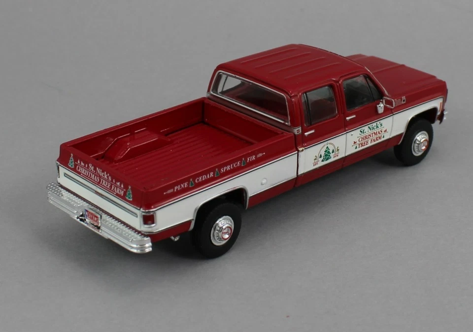 1:64 IXO Models *RED & WHITE* 1976 GMC Sierra K2500 ST NICKS CHRISTMAS TREE FARM - Image 4 of 4