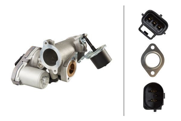 HELLA EGR Valve 12V Exhaust Gas Recirculation Fits Ford Mondeo 6NU 010 171-171