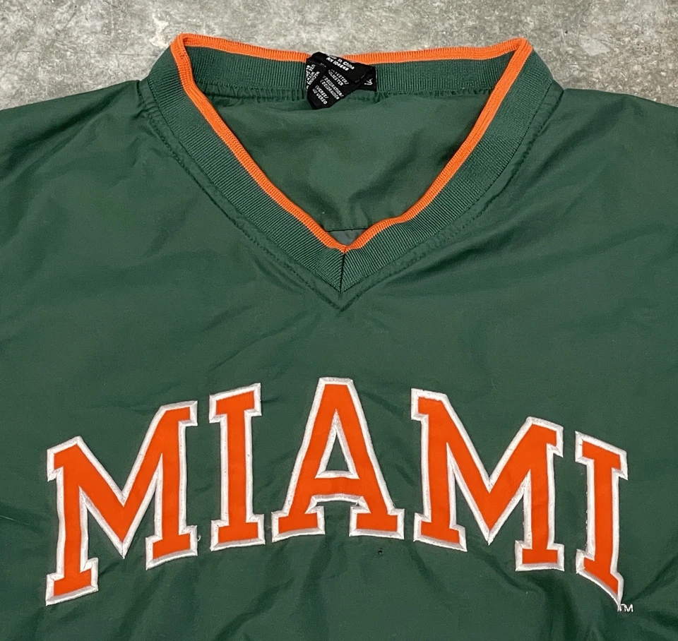 VTG Starter University of Miami Pullover Men’s Windbreaker Medium - Image 2 of 4