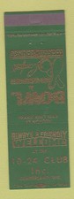 Matchbook Cover - 10-24 Club Cumberland WI bowling