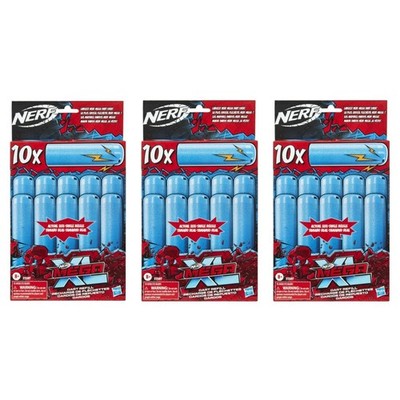 Nerf MEGA XL Dart Refill 3 Boxes 10 Large Darts Each Ammo for Mega XL Blasters