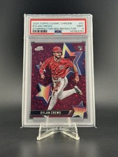 2025 Topps Cosmic Chrome Dylan Crews Red Refractor Starfractor  /5 #SF-67 PSA 9