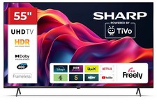 Sharp 55GK4045K 4K Ultra HD HDMI Wi-Fi 55″ Smart Frameless LED TV - Black A