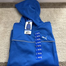Puma Youth Hoodie Blue Choose L 14/16 Blue 1915364 New With Tags