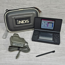 Nintendo DS Lite Handheld Console + Charger & Case - Black
