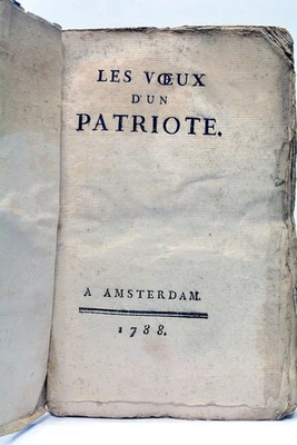 Les Voeux d'un Patriote JURIEU Les Soupirs de la France Esclave 1788 - Photo 1/4