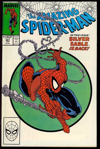 Amazing Spider-Man #301 High Grade Classic Todd McFarlane Cover Marvel 1988 VF+
