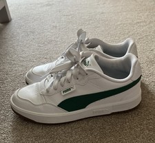 Scarpe da ginnastica PUMA Court Ultra Lite White Vine taglia 4 donna indossate una volta all'interno 