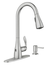 NEW-Moen 87912EWSRS Georgene MotionSense Wave Pulldown Touchless Kitchen Faucet