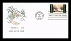 DR JIM STAMPS US COVER CHRISTMAS WINTER SUNDAY FIRST DAY ISSUE HAND COLORED