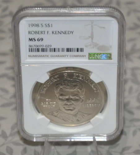 Photo of a 1998-S Kennedy Half Dollar from an eBay listing that sold on Jul 22, 2026