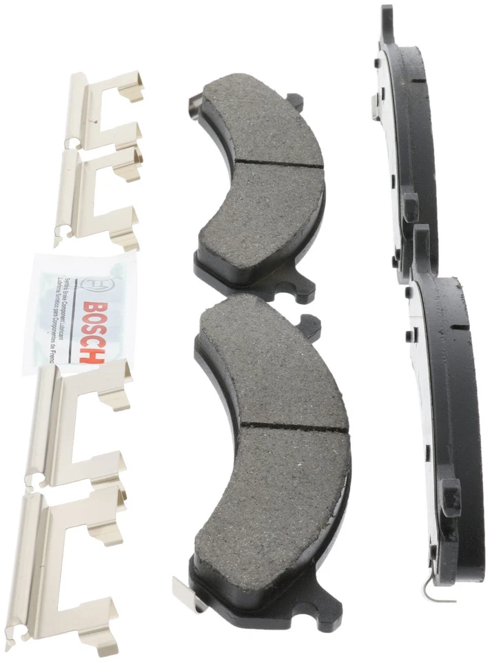 Kit de pastillas de freno y rotor de cerámica Bosch QuietCast para GMC Sierra 1500 HD 2003-2003 Foto 4 de 4
