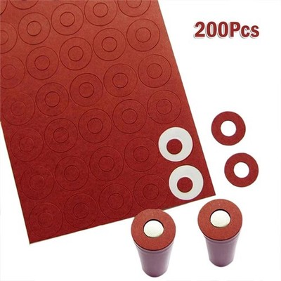 200PCS 18650 Battery Insulation Rings Adhesive Cardboard Gaskets Solder Tools