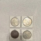 1923 Peace Dollar $1 Silver Coins Lot of 4 Business Strike Uncertified