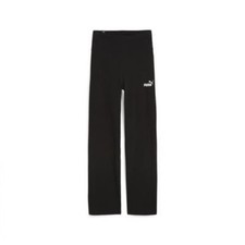 Puma Women's Essentials Straight Leg Full-Length Pants Black S