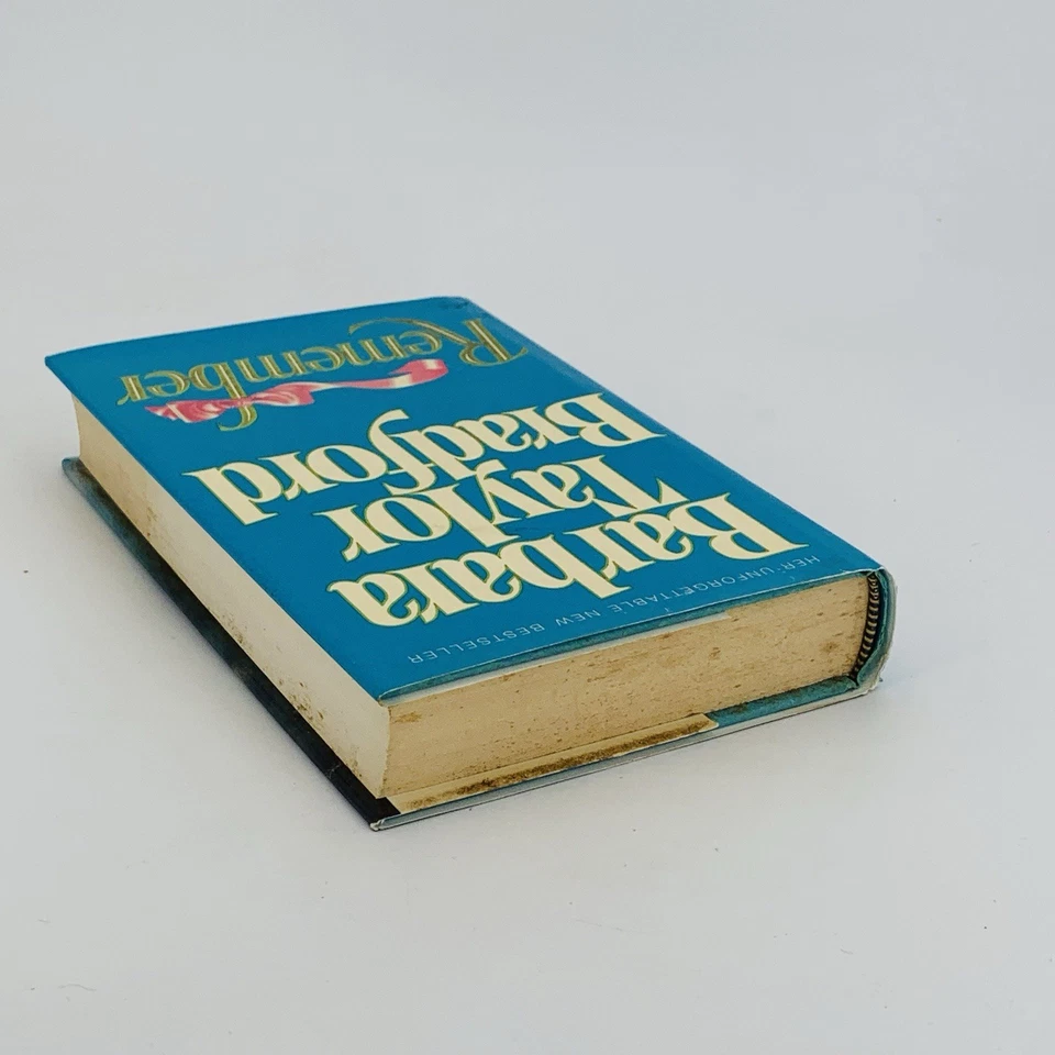 Remember by Barbara Taylor Bradford (Hardcover, 1991) - Image 4 of 4