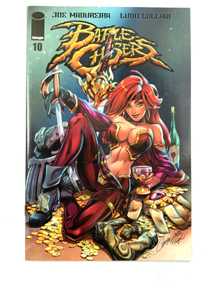 #ad Image BATTLE CHASERS 2023 #10 J Scott Campbell Cover NM 9.4 Ships FREE $22.49